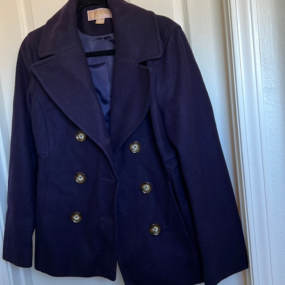 Michael Kors purple jacket. Size Large